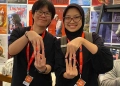 Foto bersama Tyas sebagai penulis dan Mickey sebagai Sutradara film pendek WAShhh